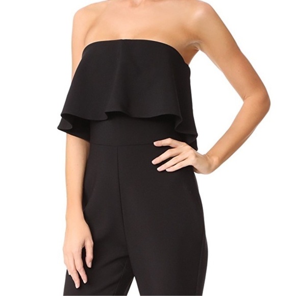 Likely Strapless Driggs Jumpsuit Black Size 4 - Picture 4 of 12